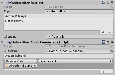 Use Float Value in Action