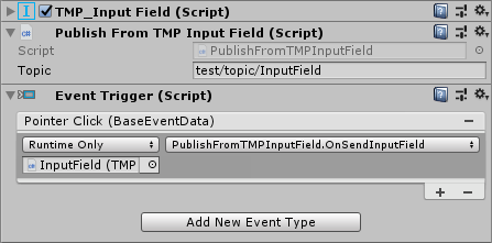 Publish TMP Input Field content